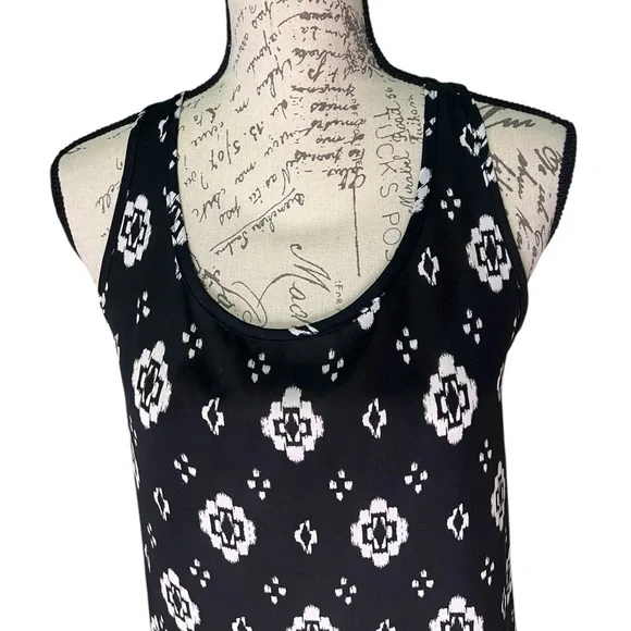 Olive & Oak Sleeveless Tank Top Black and White Size XS - Picture 6 of 16
